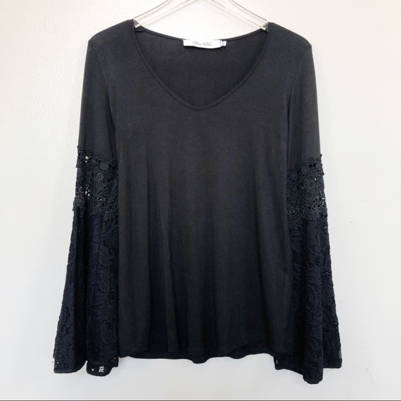 VAVA Joy Han Kinsey Lace Bell Sleeve Top VT1515 - Picture 4 of 10